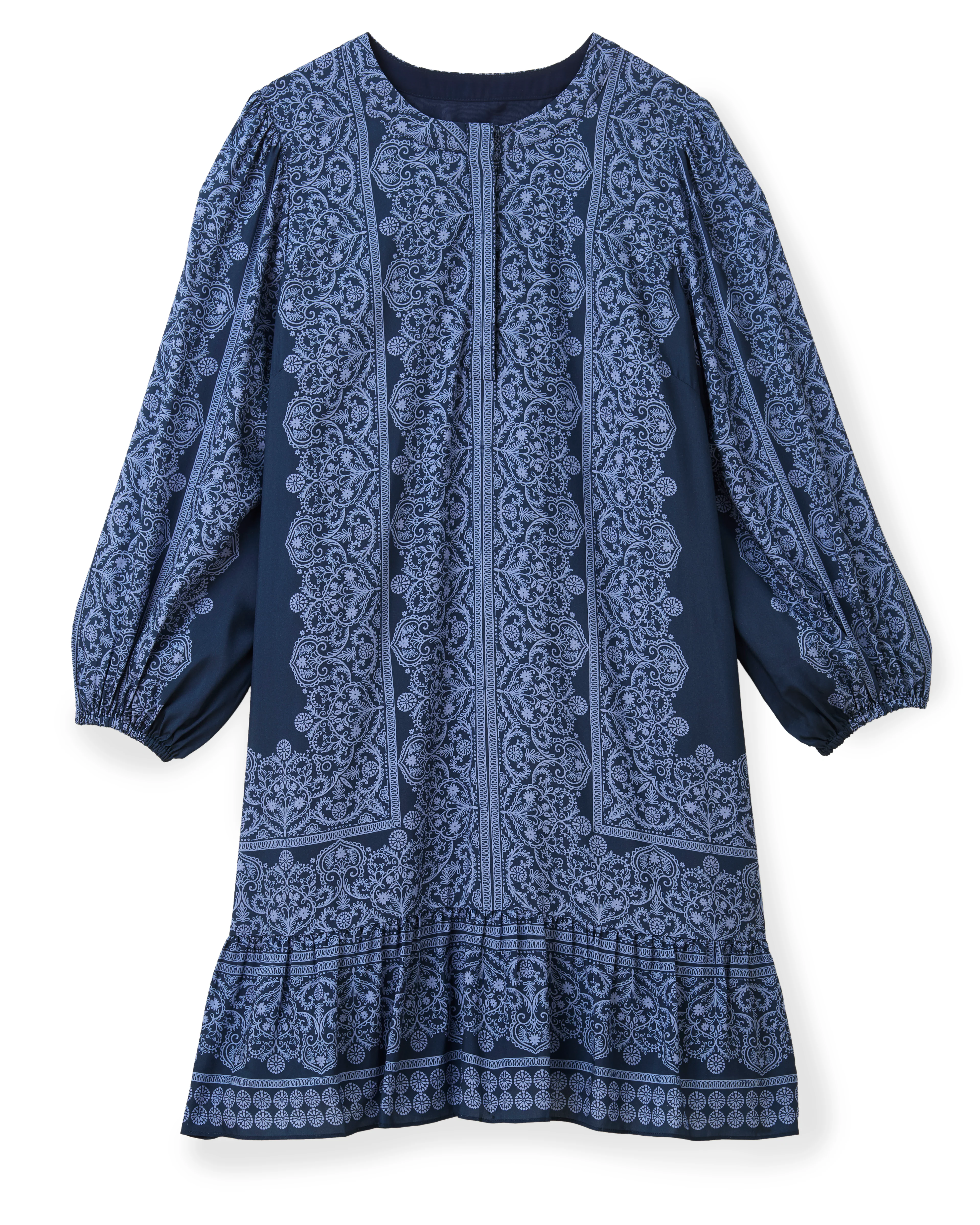 Bonnie Ls Dress-Carmel Trellis - Image 3