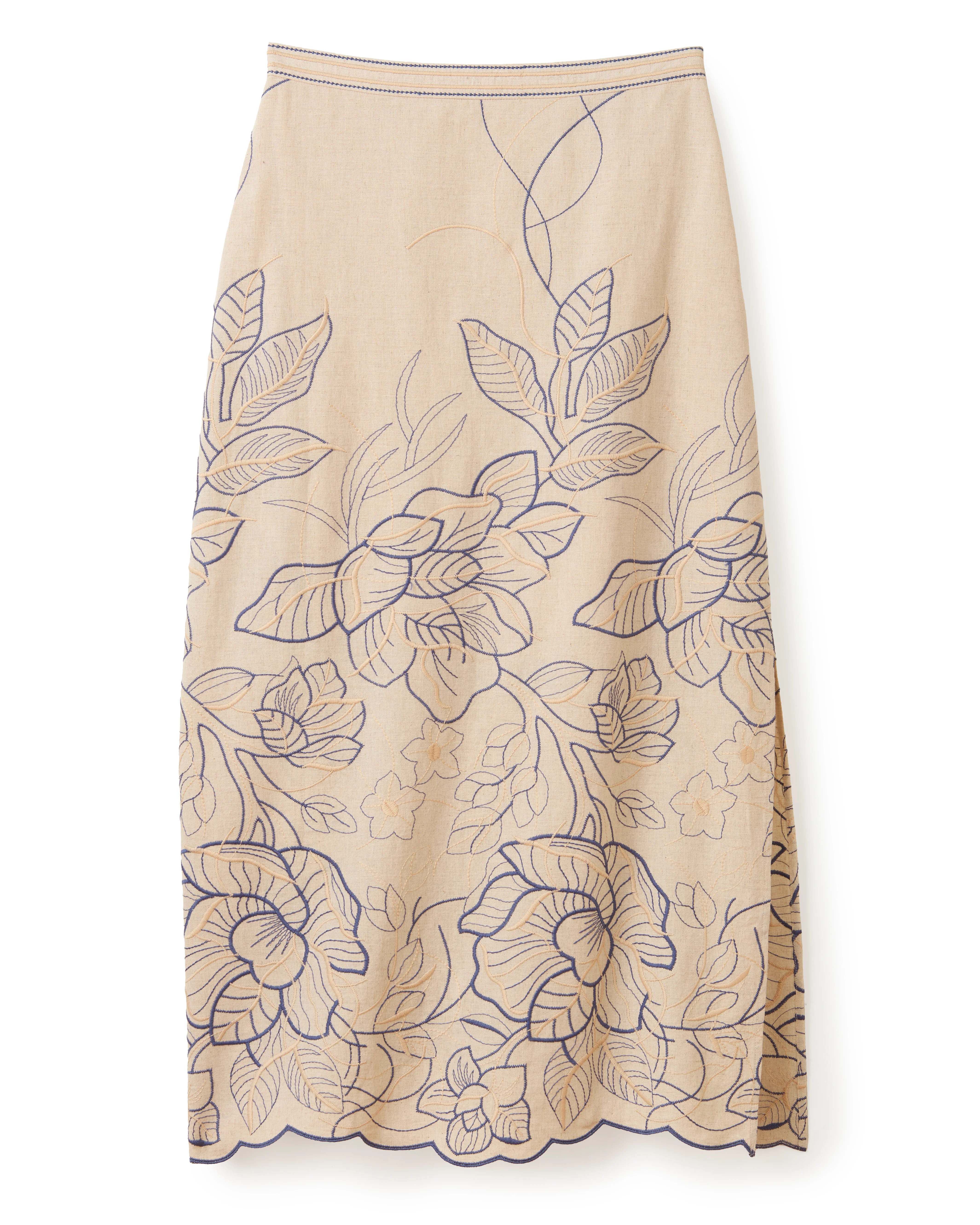 Cypress Skirt-Natural Linen - Image 3