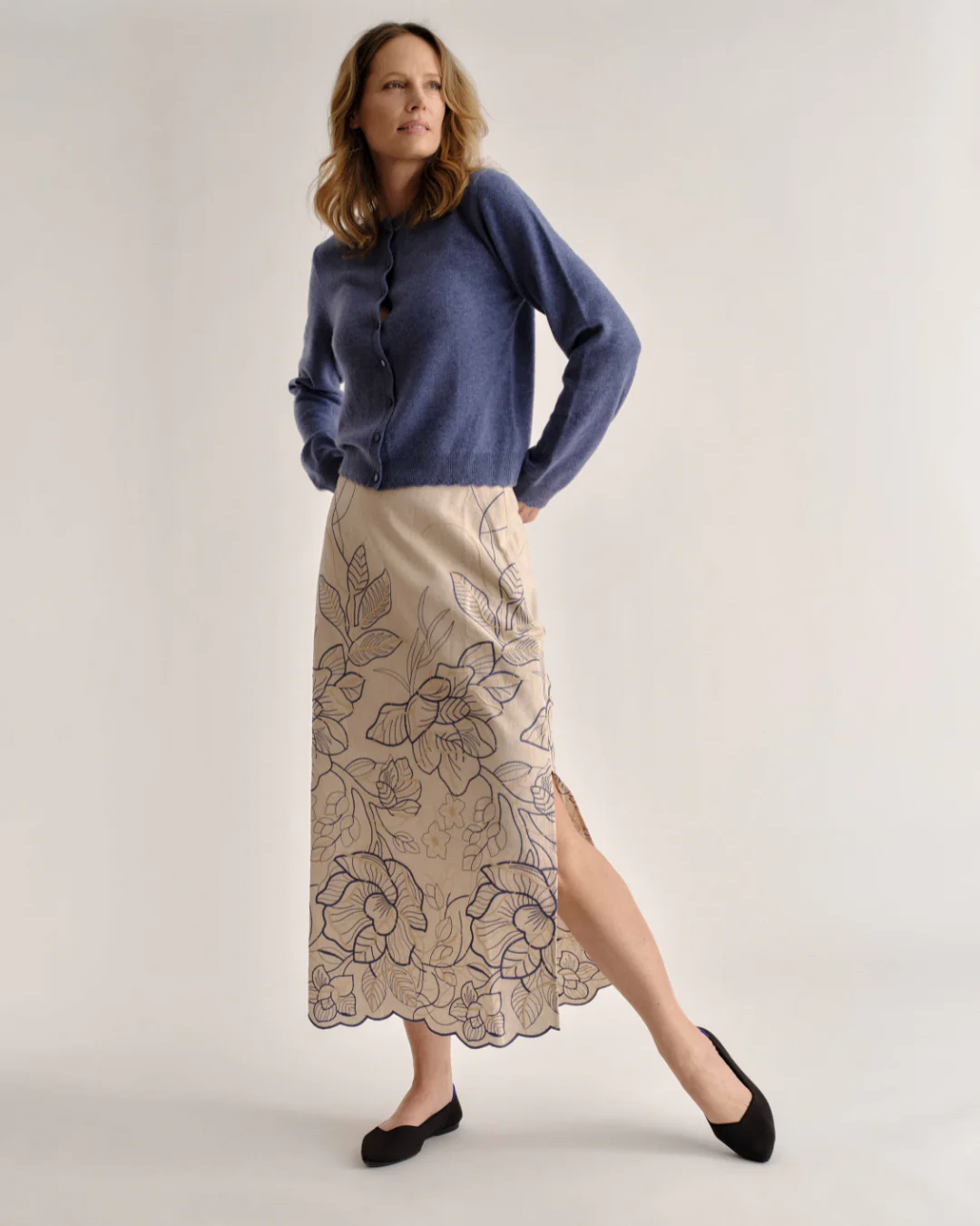 Cypress Skirt-Natural Linen - Image 5