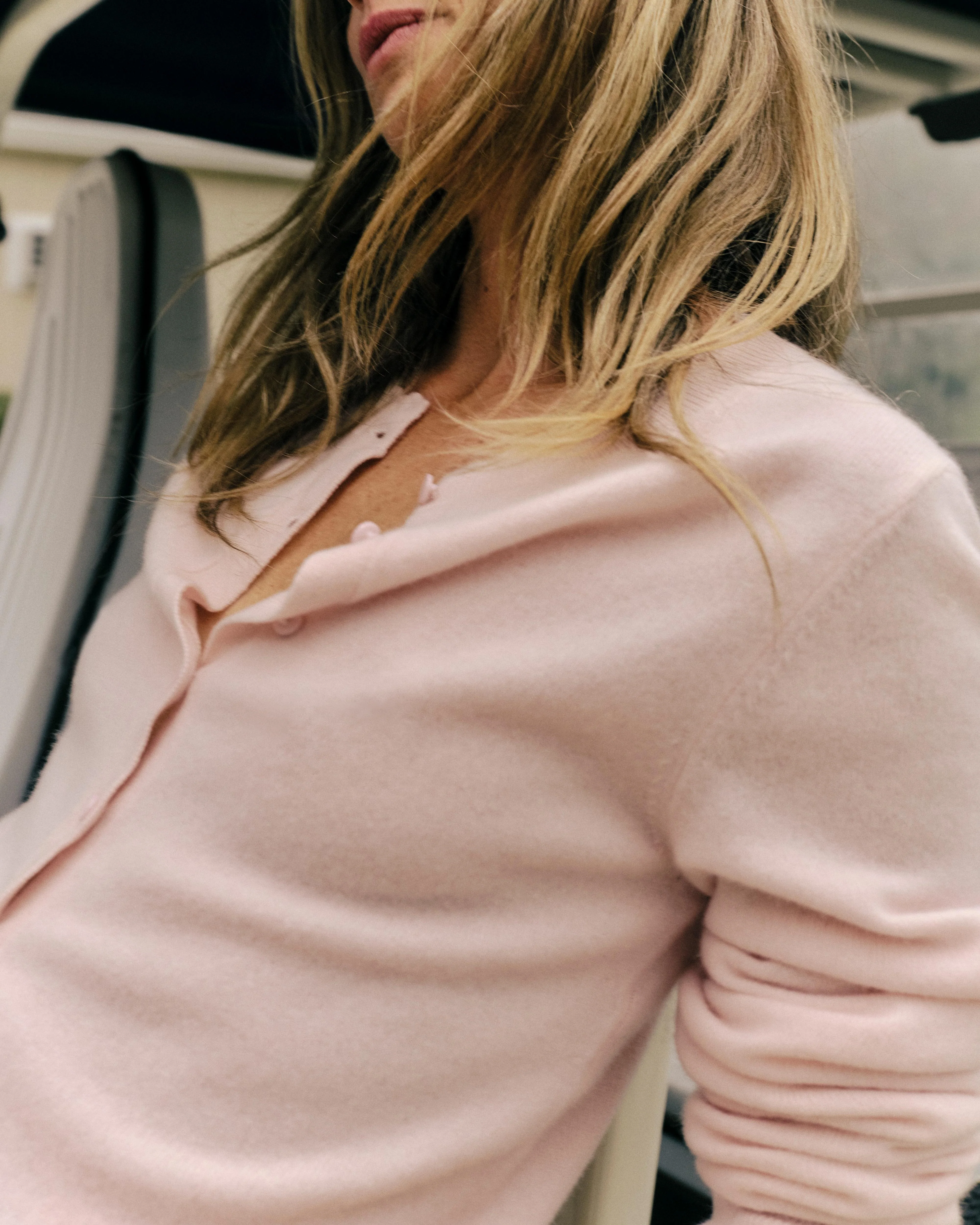 Lucy Ls Cardigan-Shell Pink - Image 3