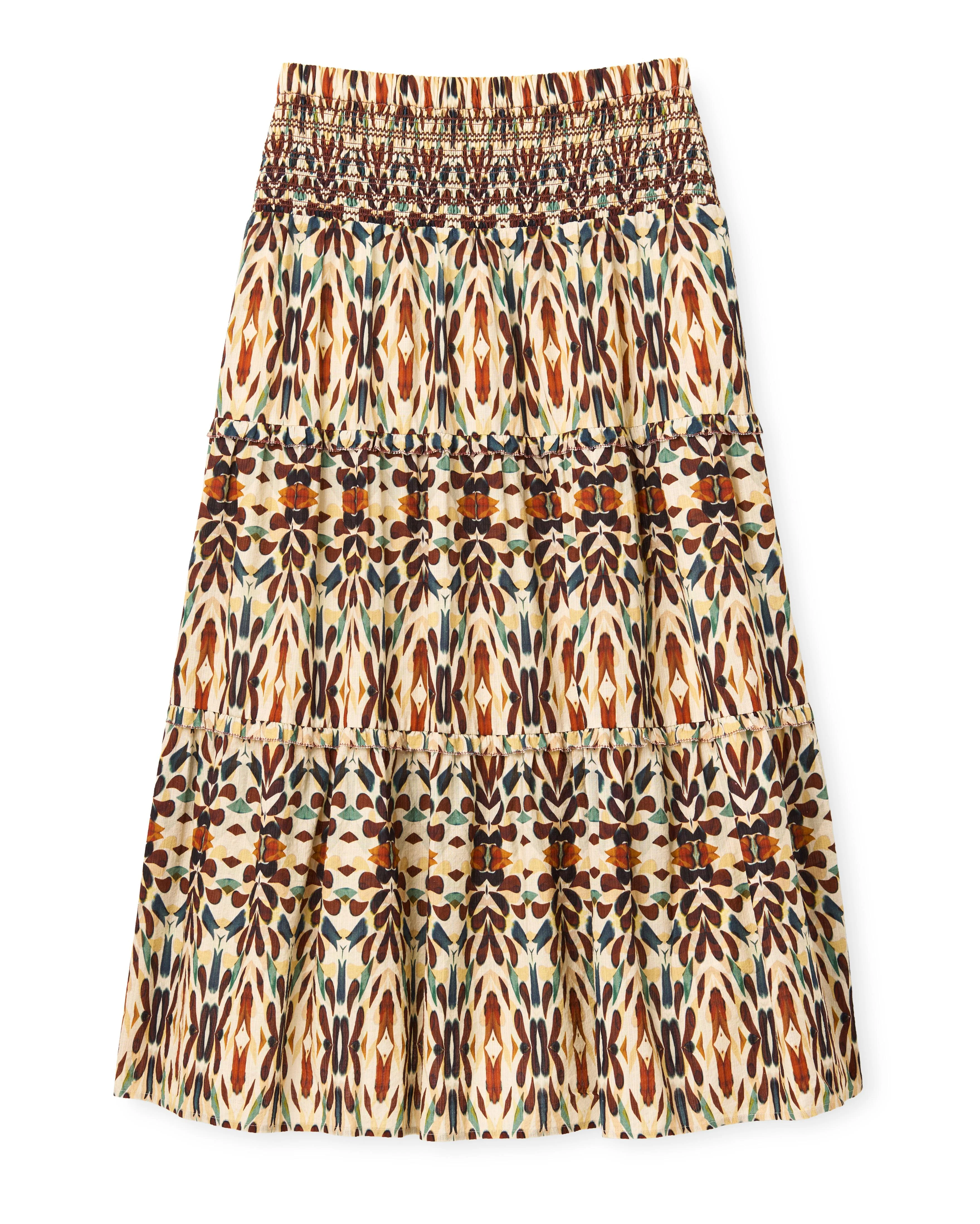 PF26 Kylie Midi Skirt-Kaleidoscope Print - Image 5