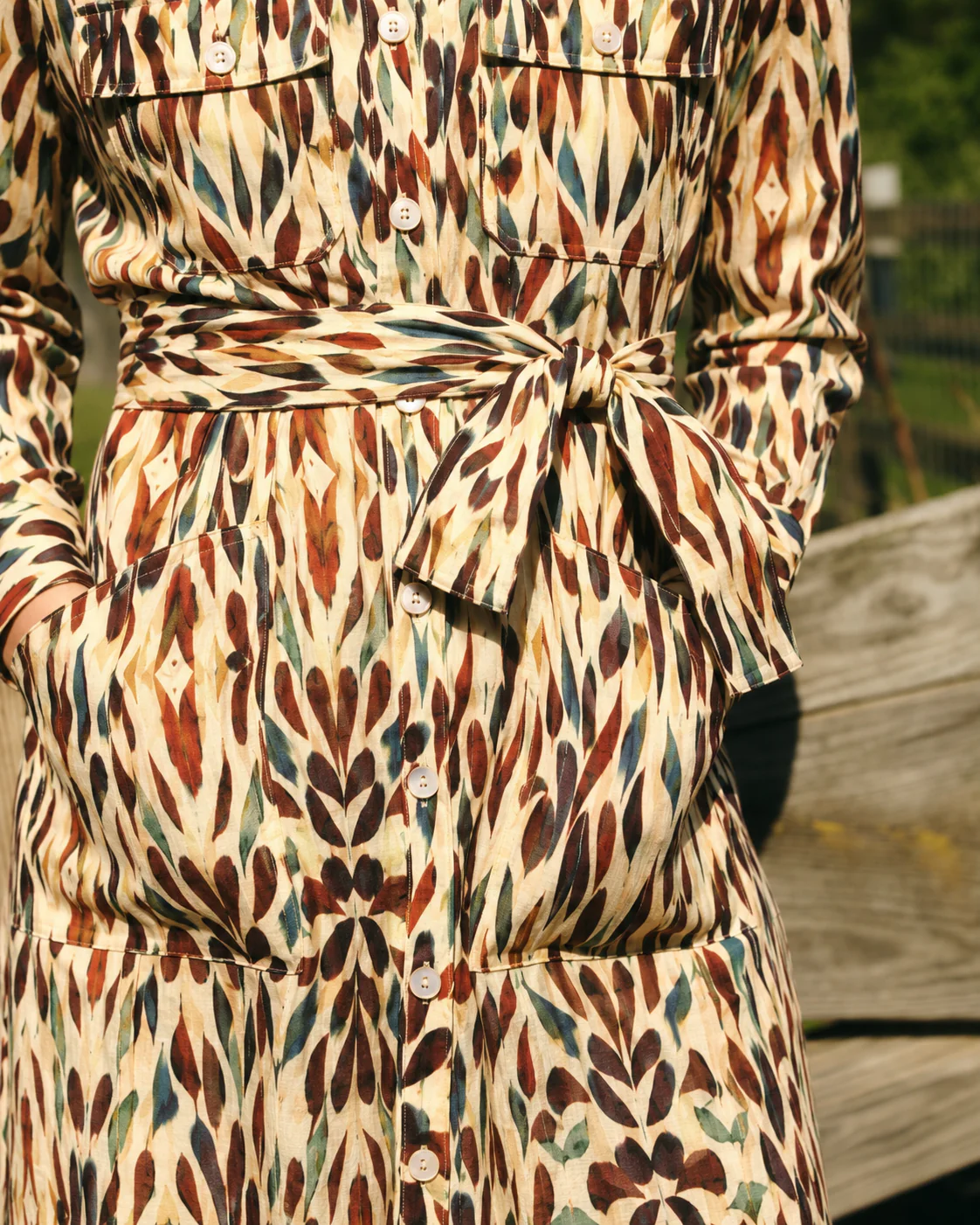 PF26 Melody Dress-Kaleidoscope Print - Image 3