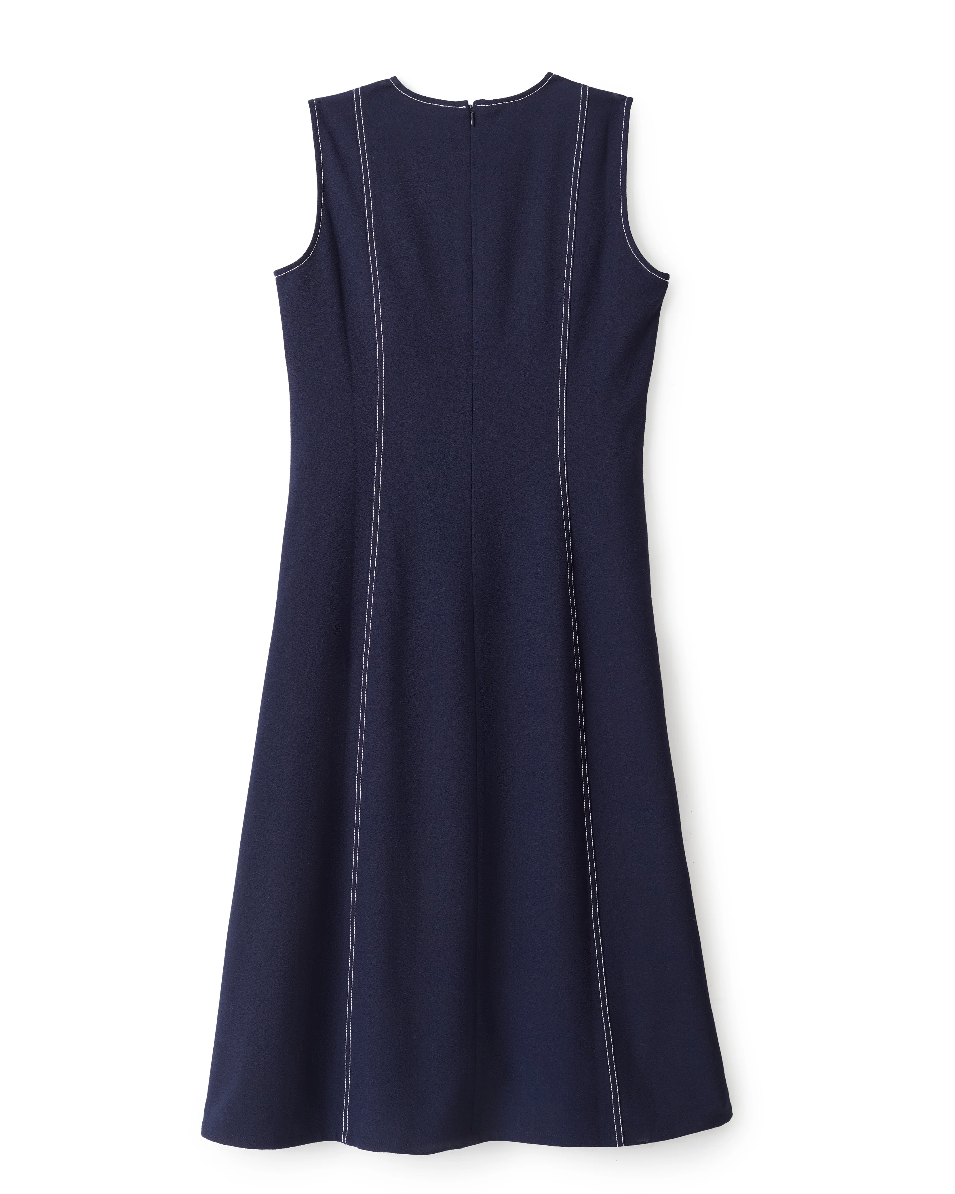 Rain Midi Dress-Dark Navy - Image 5