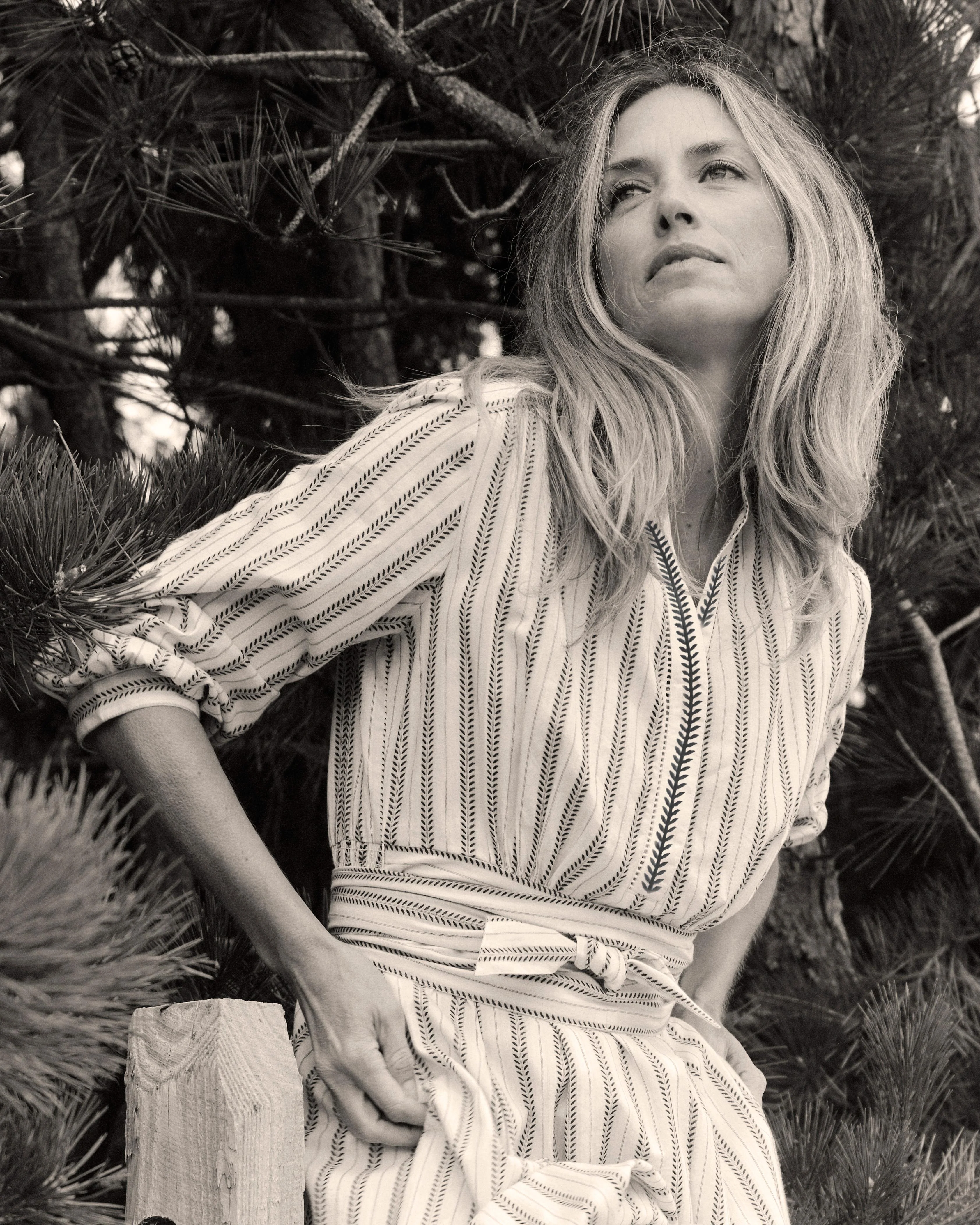 Seraphina Dress-Coastal Indigo Stripe - Image 5