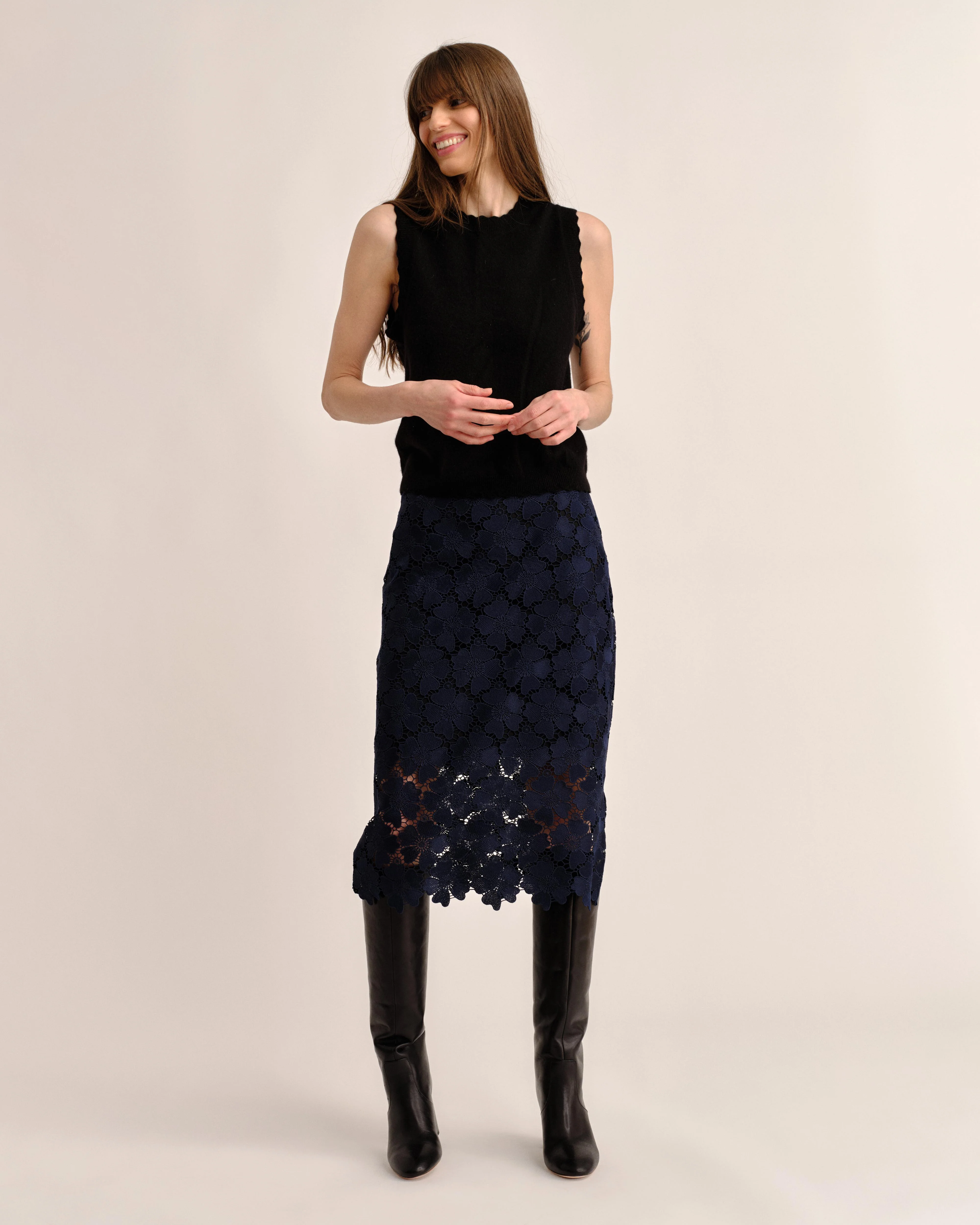 SP26 Lou Sweater Shell-Noir - Image 3