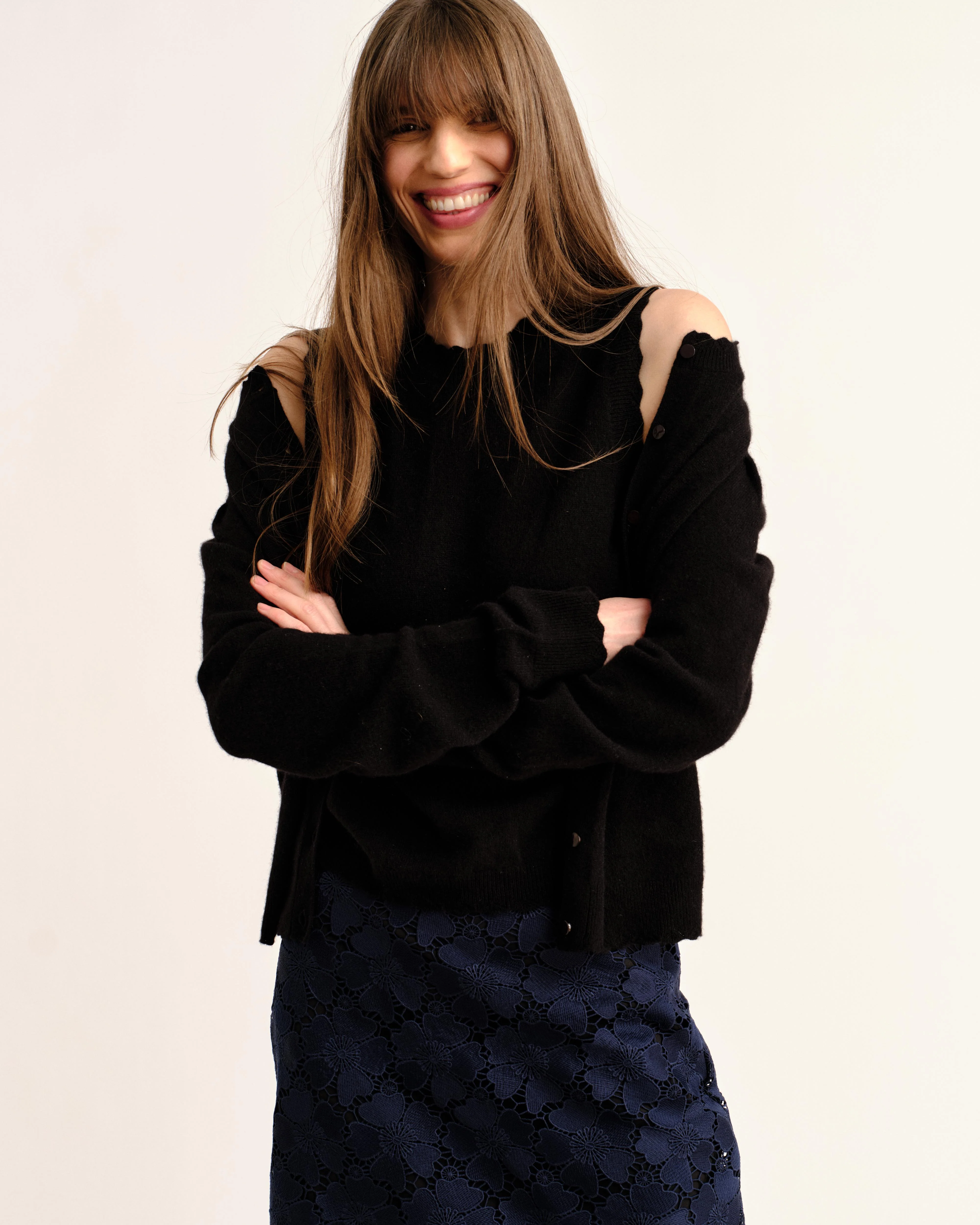 SP26 Lucy Ls Sweater-Noir - Image 4