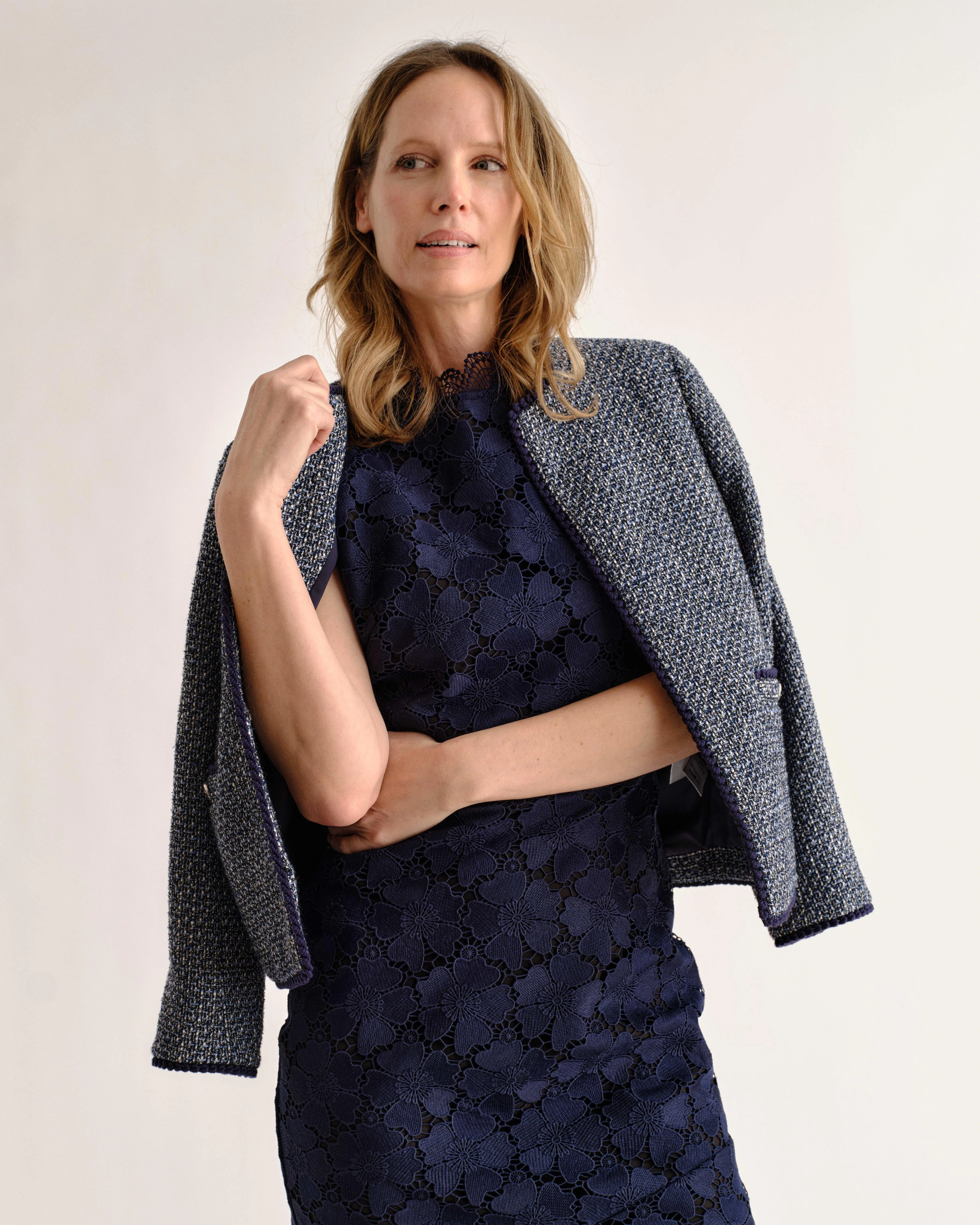 SP26 Palma Midi Dress-Midnight Blue - Image 3