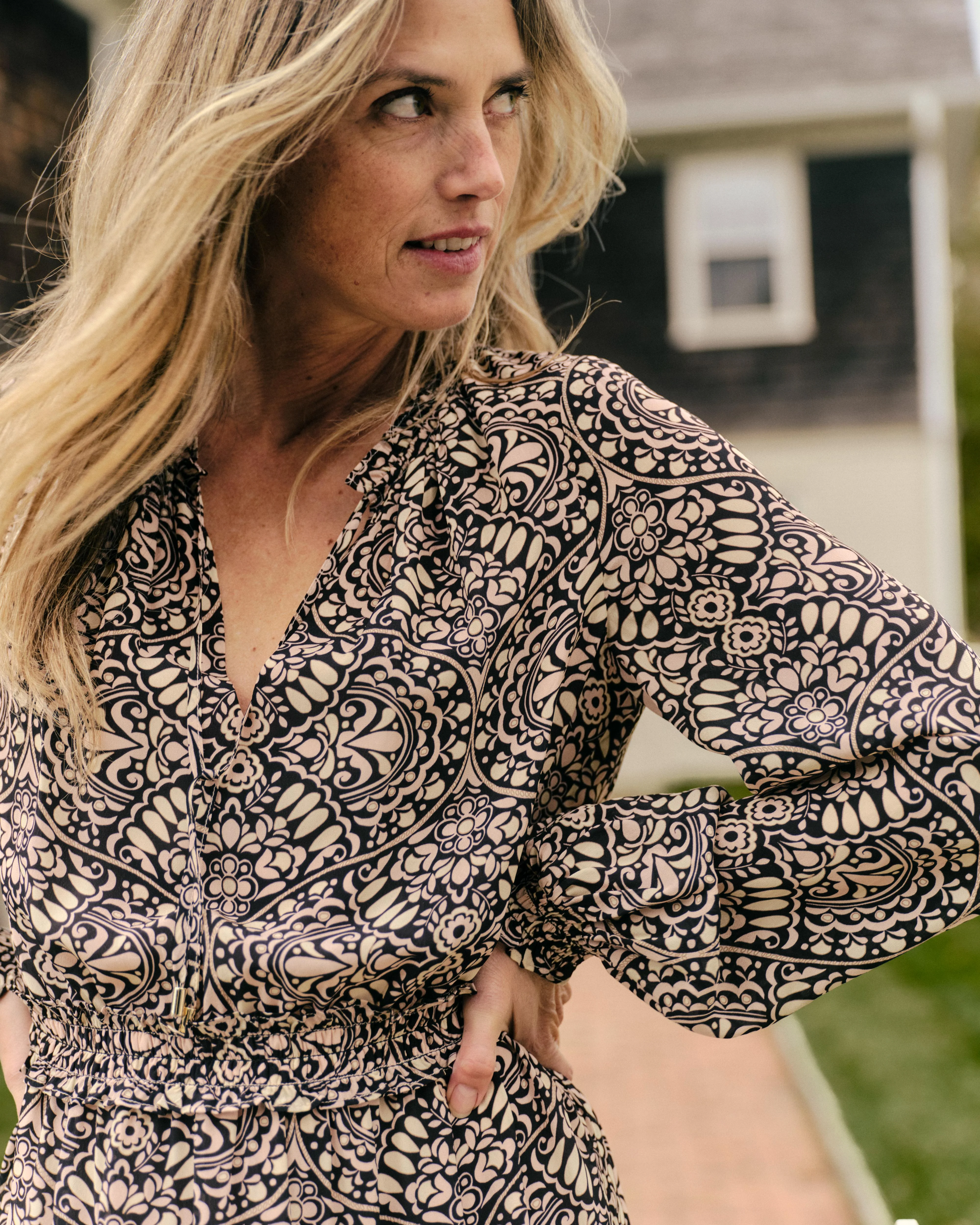 SP26 Radcliff Dress-Flor Medallion Cottage Rose - Image 3