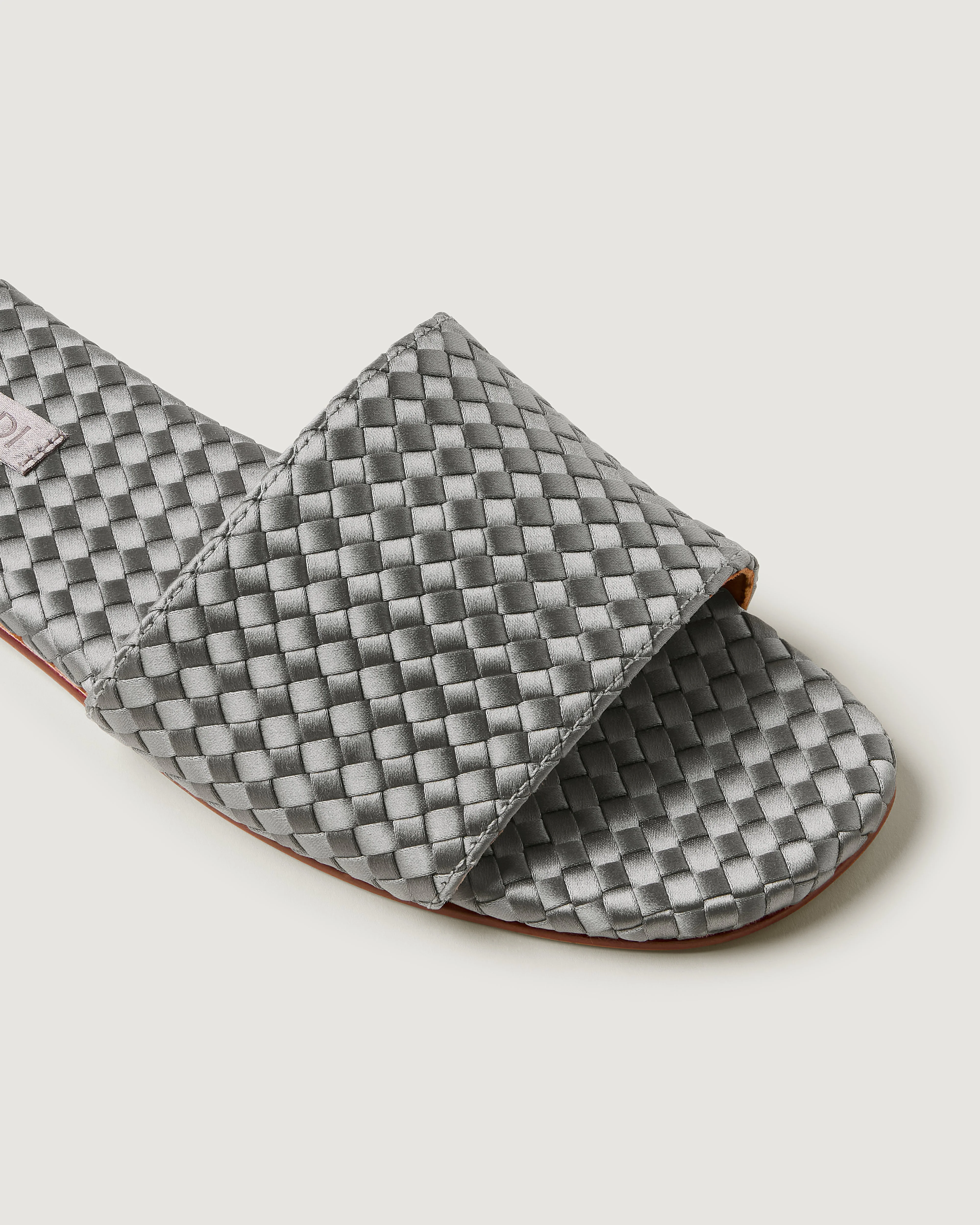 St. Barths Slide Satin | Graphite - Image 2