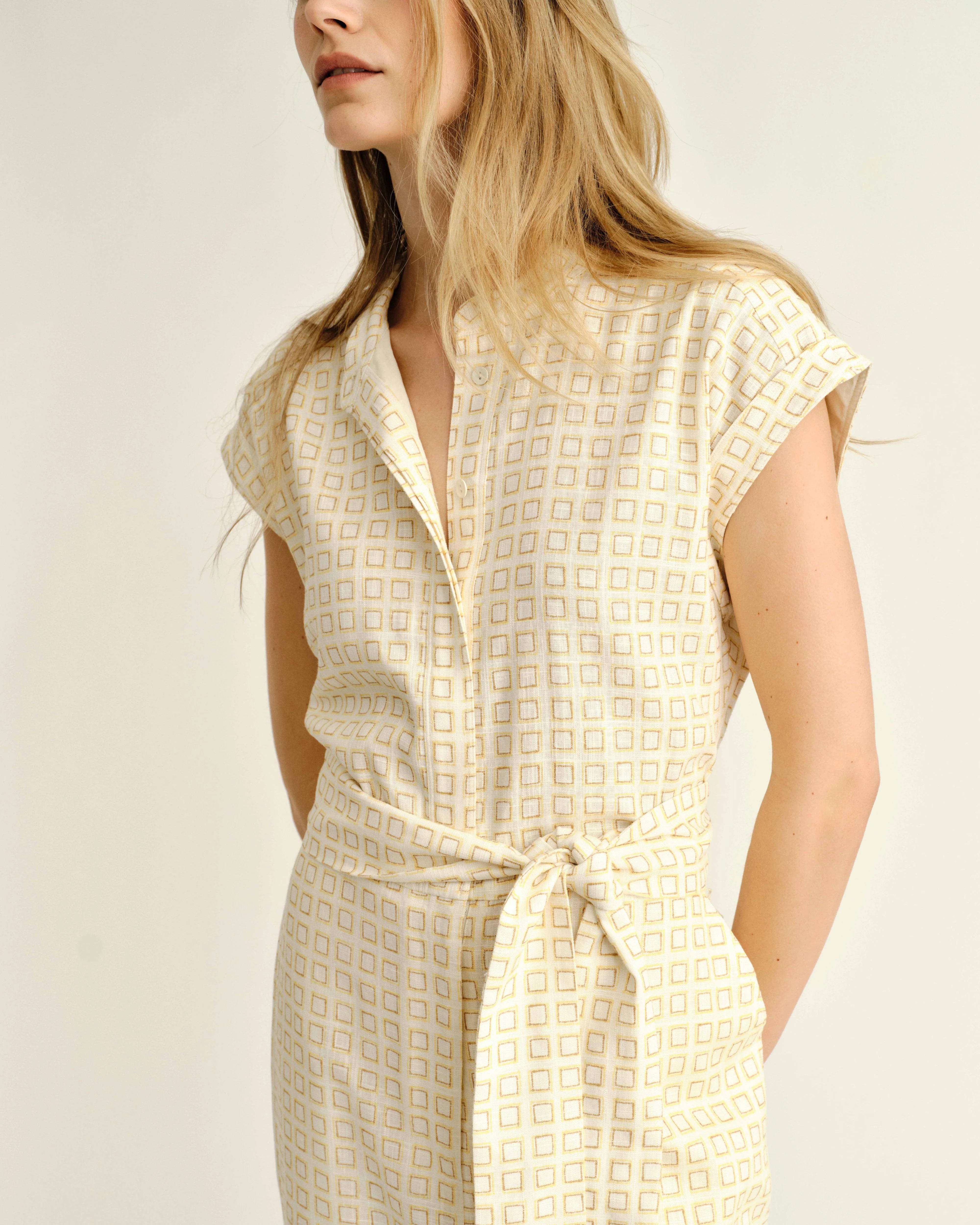 SU26 Marin Jumpsuit-Seaglass Print-Ivory - Image 3