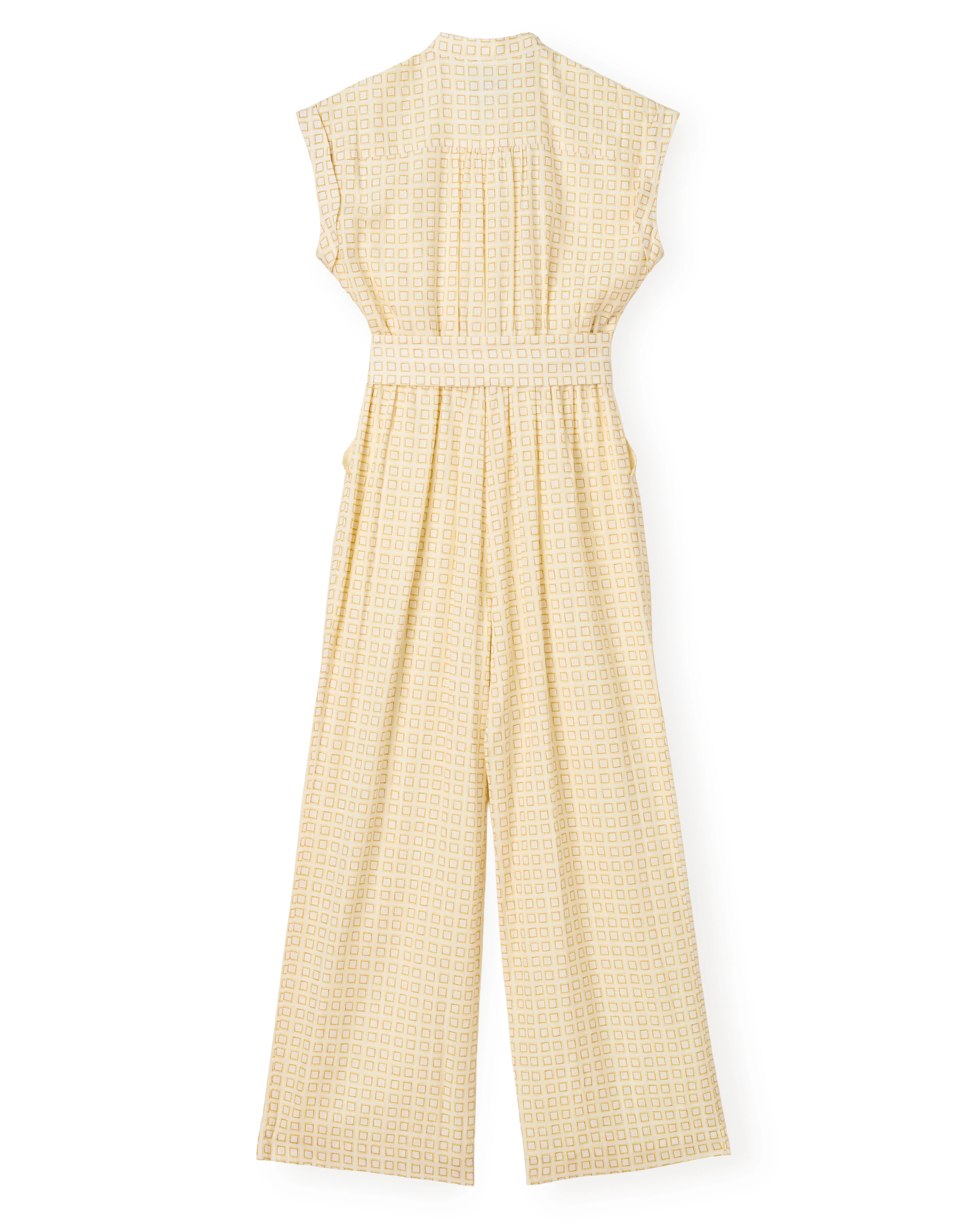 SU26 Marin Jumpsuit-Seaglass Print-Ivory - Image 4