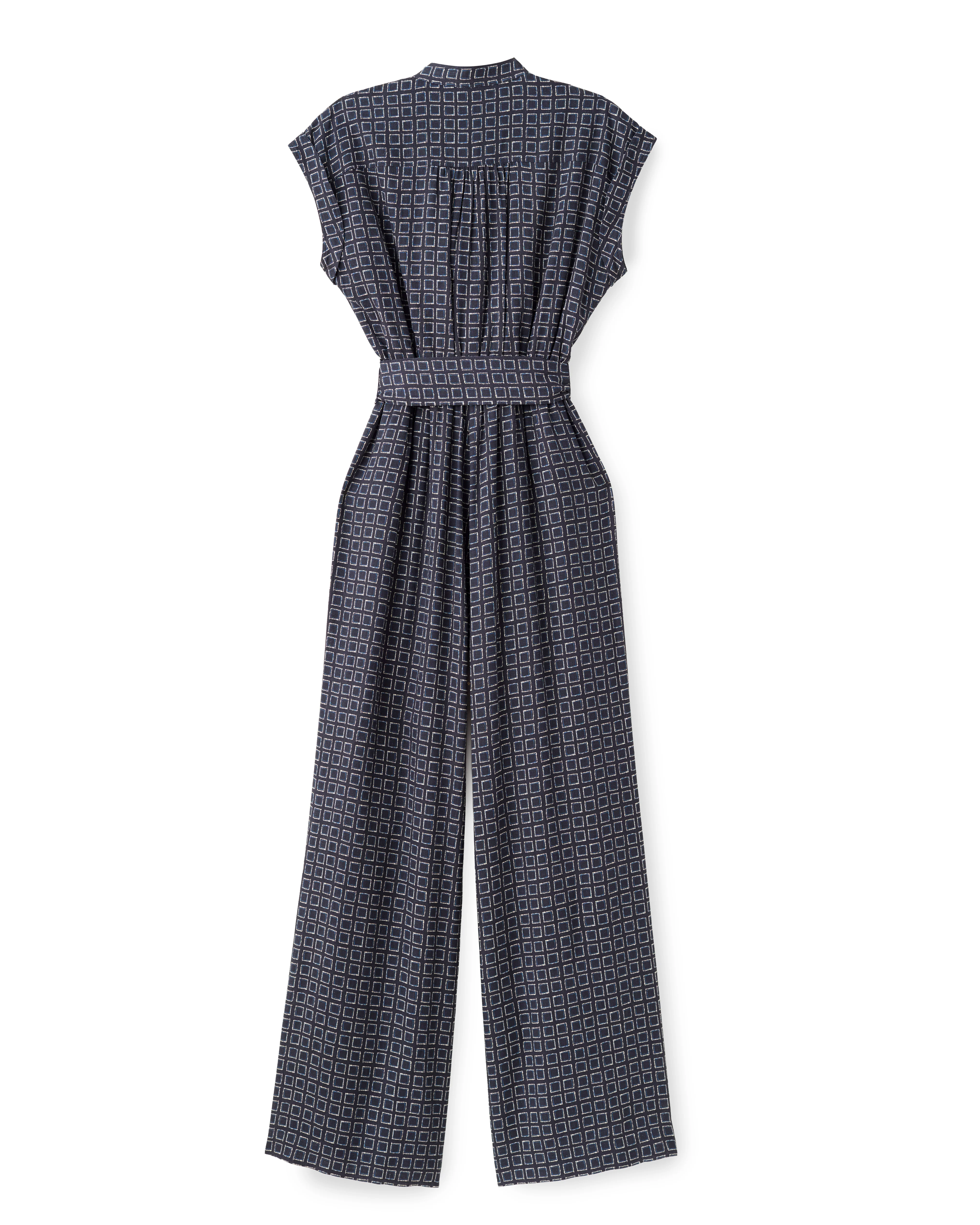 SU26 Marin Jumpsuit-Seaglass Print-Midnight Blue - Image 5