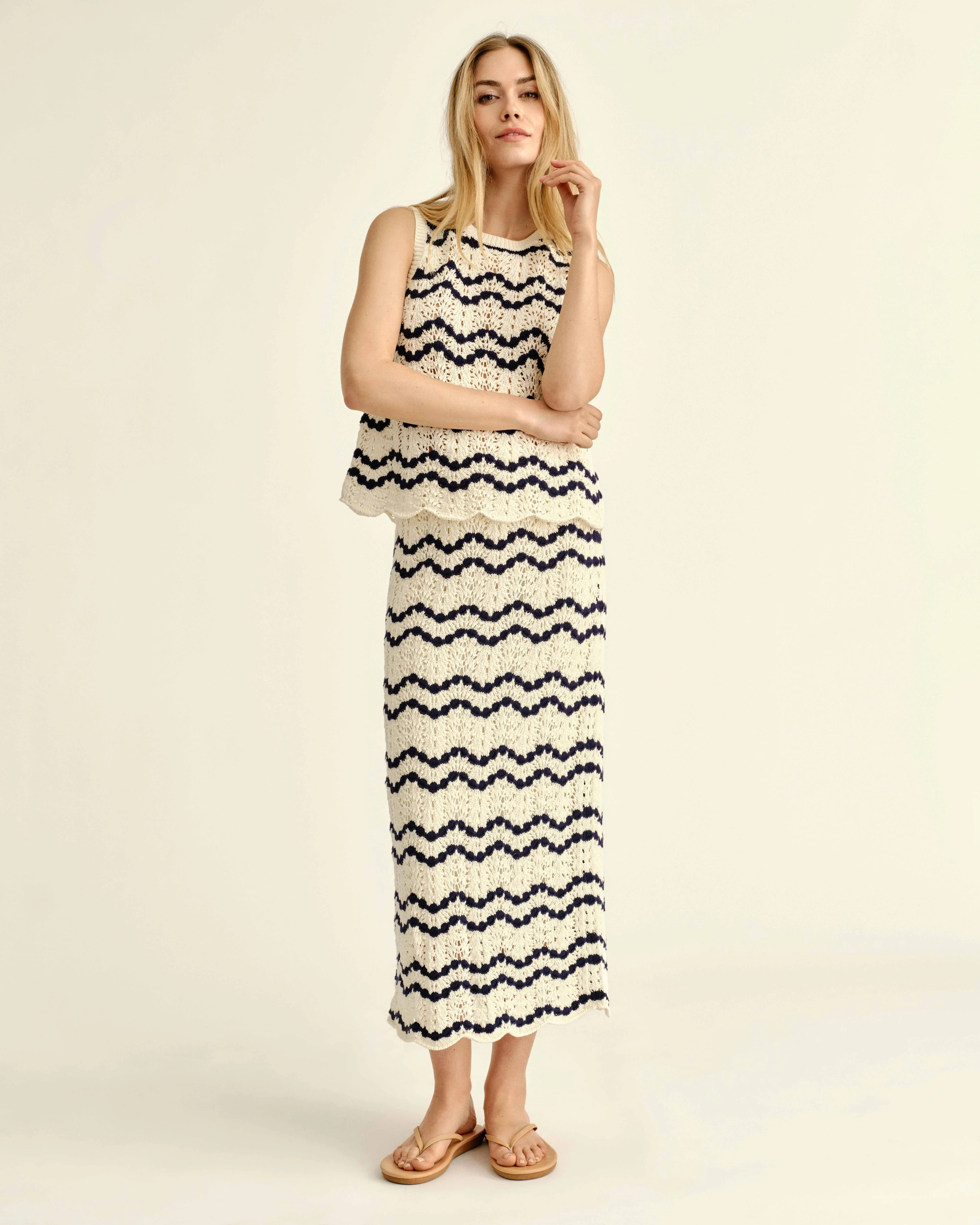 SU26 Northport Sweater Tank-Beach Wave Stripe-Natural - Image 2